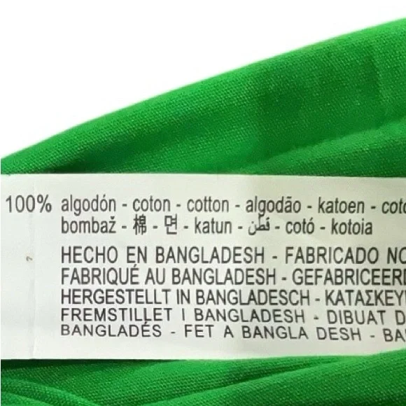 New Zara VIRAL Asymmetrical Tier Seam Cotton Tie Shoulder Kelly Green Dress - Picture 3 of 6